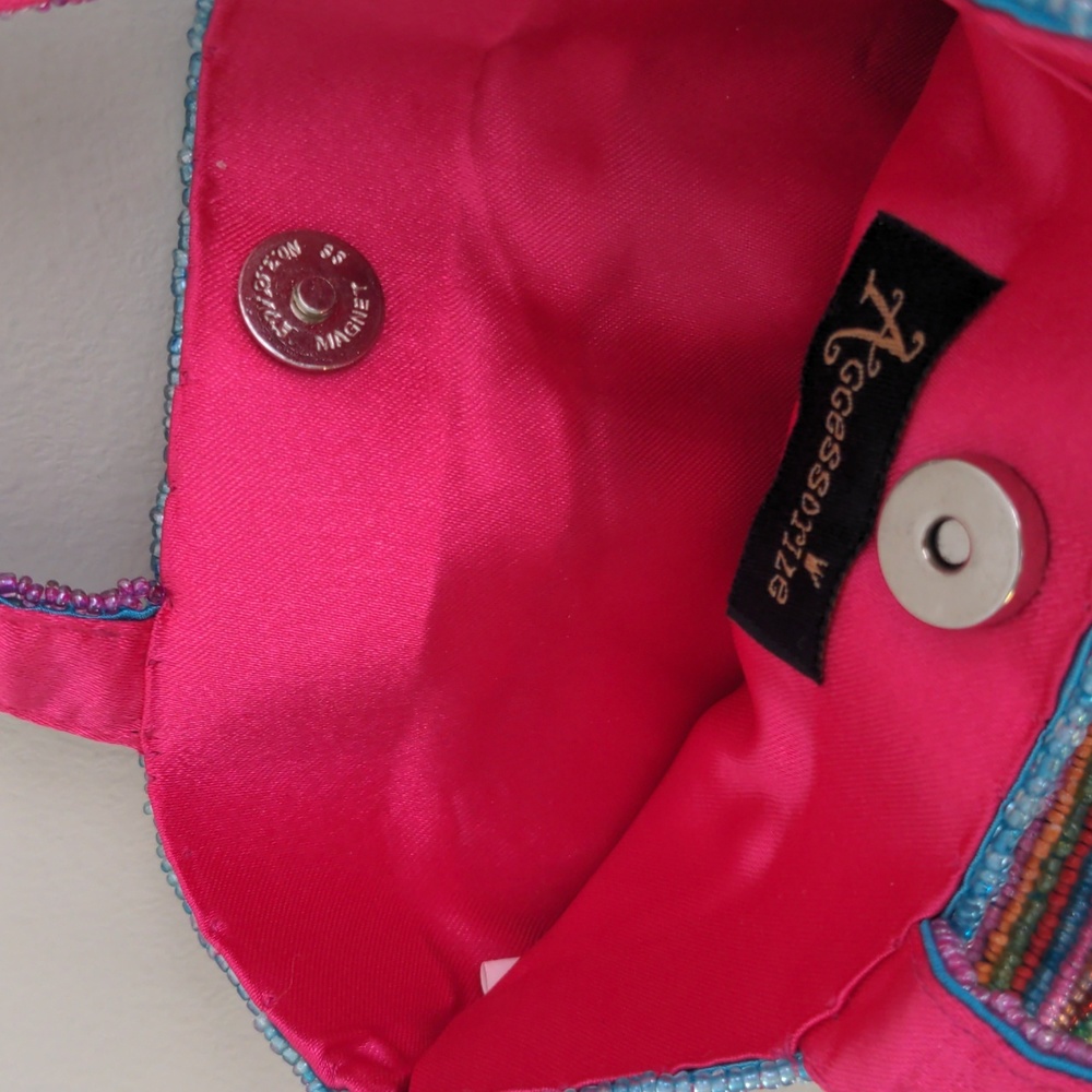 Vintage Y2K Beaded Mini Purse - Picture 5 of 10